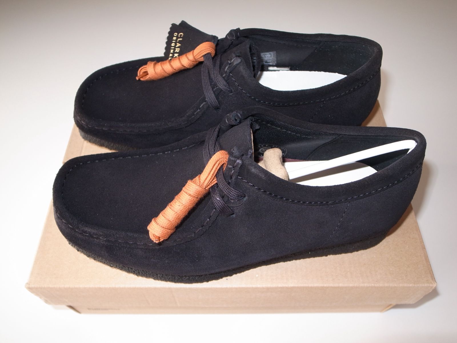 Clarks クラークス ワラビー black UK 7 5 25 cm