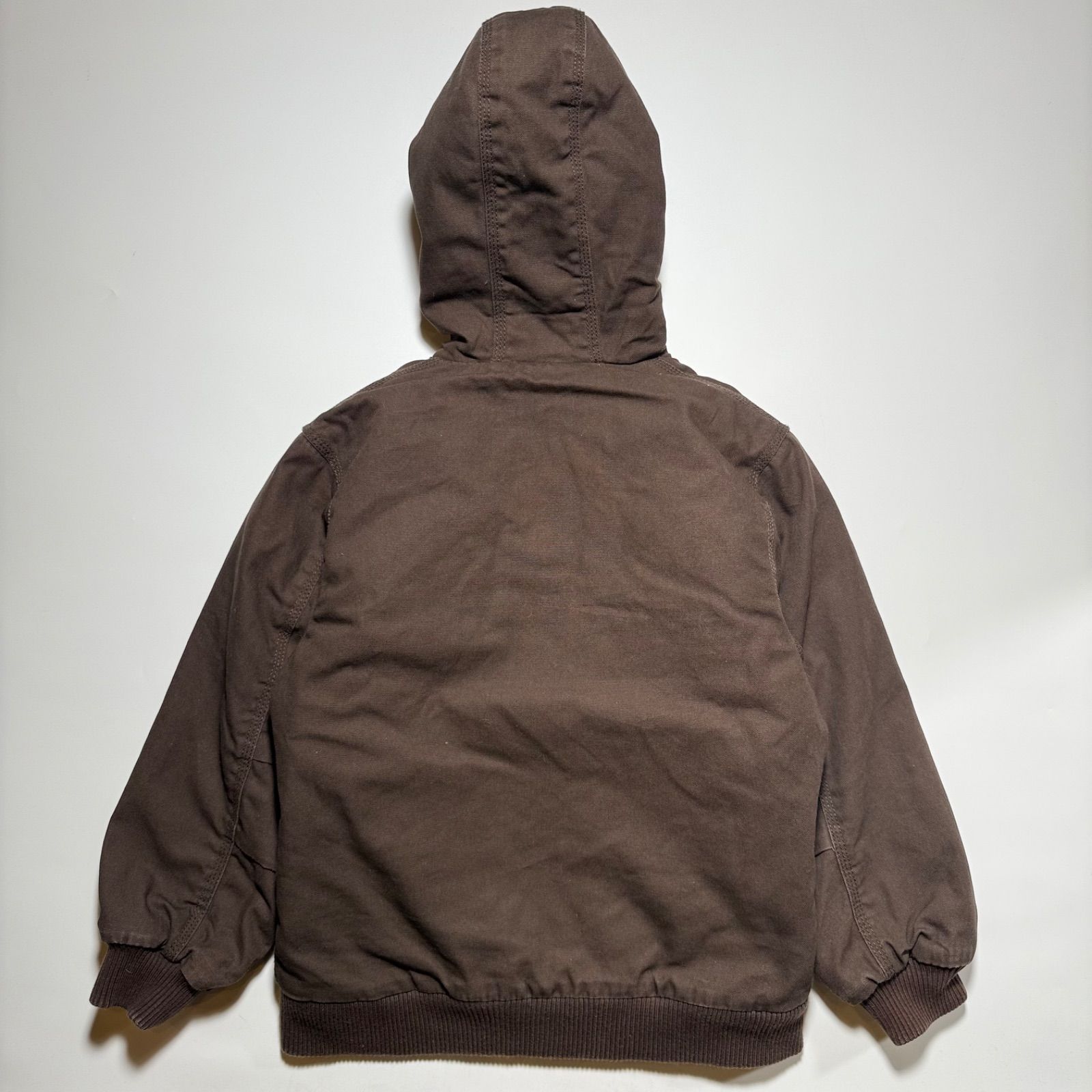 カーハート ダークブラウンアクティブジャケット ユースMサイズ 10-12歳用 carhartt