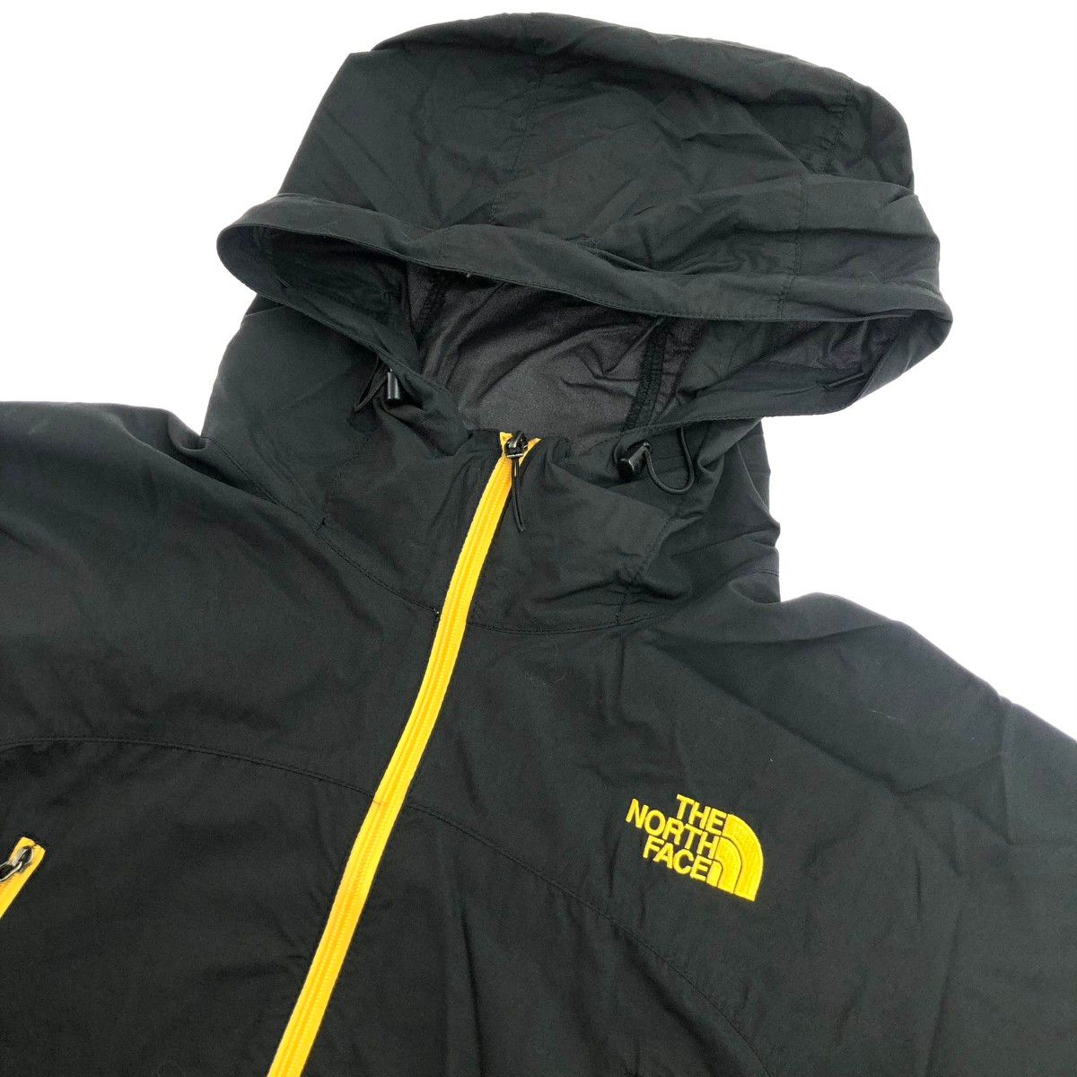 THENORTHFACE ザノースフェイス エボリューションジャケット L バイロン/ジップアップ/ドローコード NP21210   ブラック/イエロー メンズ / 241008001173 THENORTHFACE ザノースフェイス エボリューションジャケット L