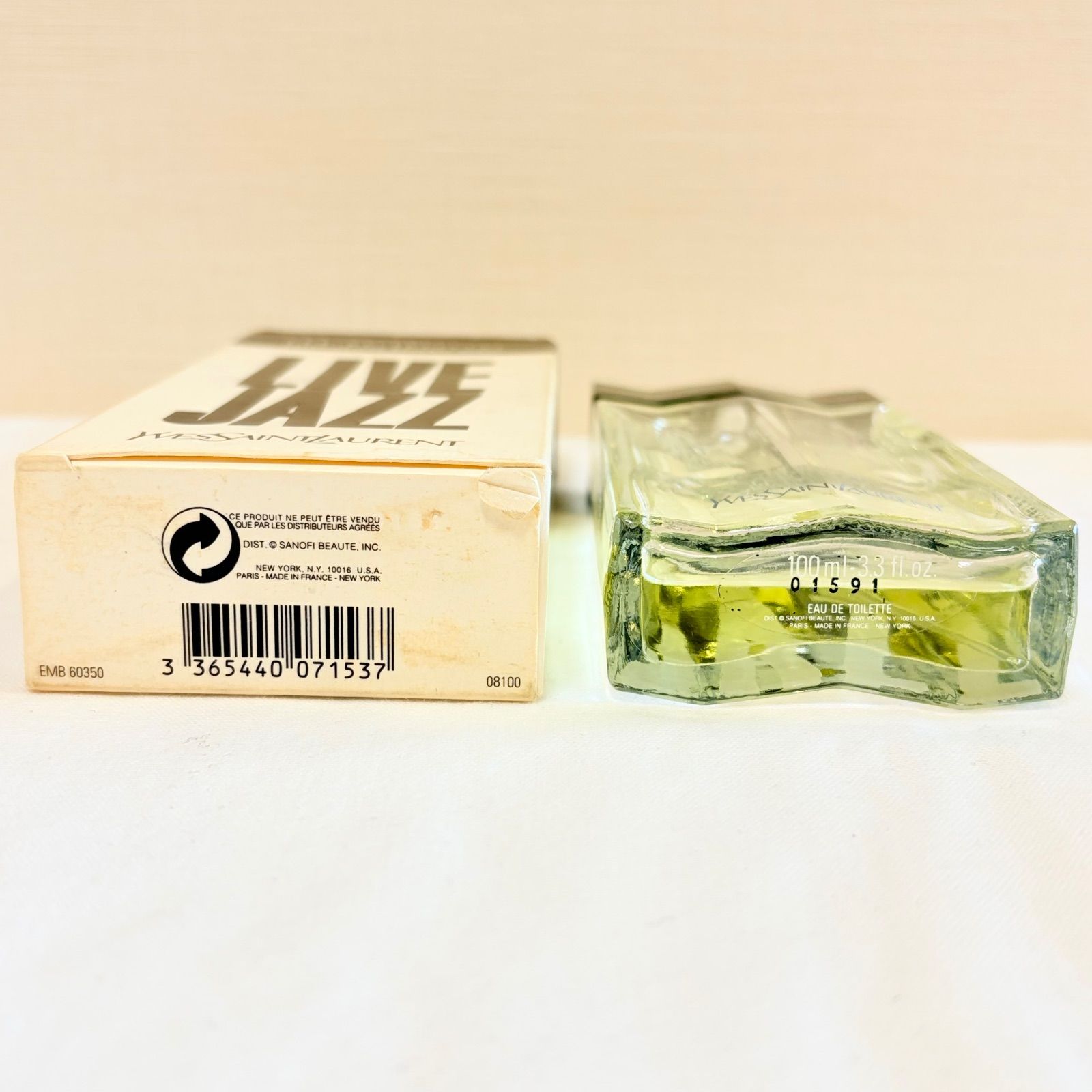 香水 希少 yvessaintlaurent ysl LIVE JAZZ eau de toilette イヴサン
