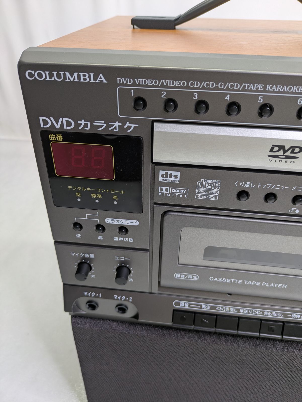 COLUMBIA カラオケ CDV-550 カセット 動作確認済 Yahoo!オークション - 【動作確認済み】 COLUMBIA コロンビア CDV-550