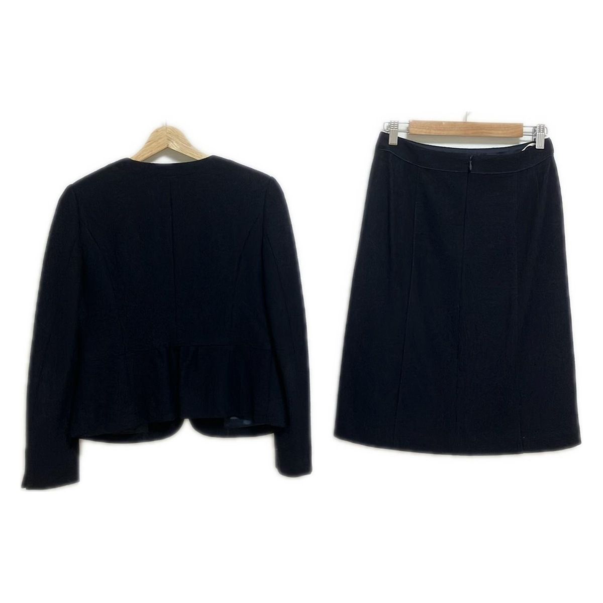 PaulStuart ポールスチュアート スカートセットアップ レディース - ダークネイビー