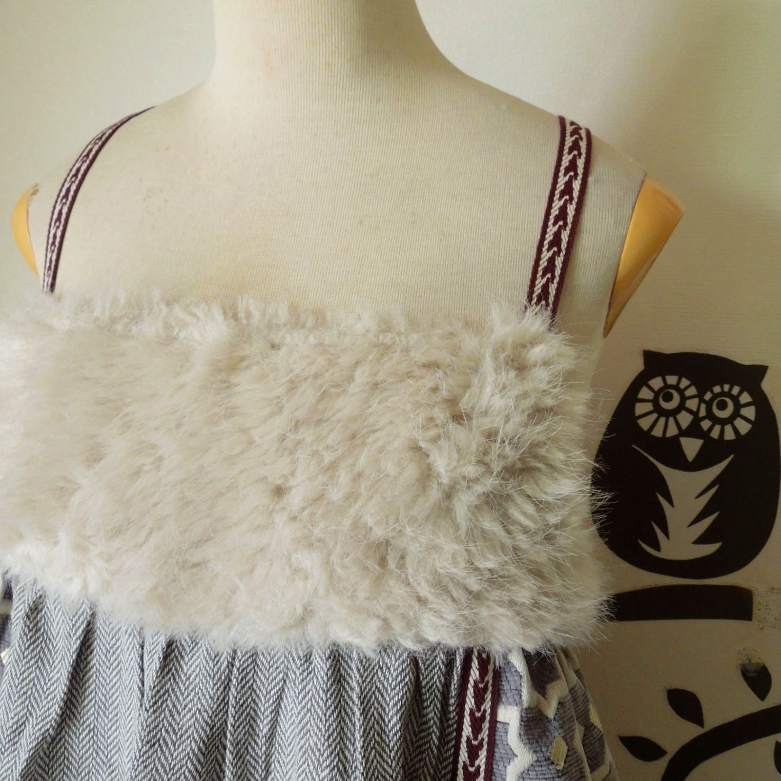 再入荷 ミナレット ワンピース グレー