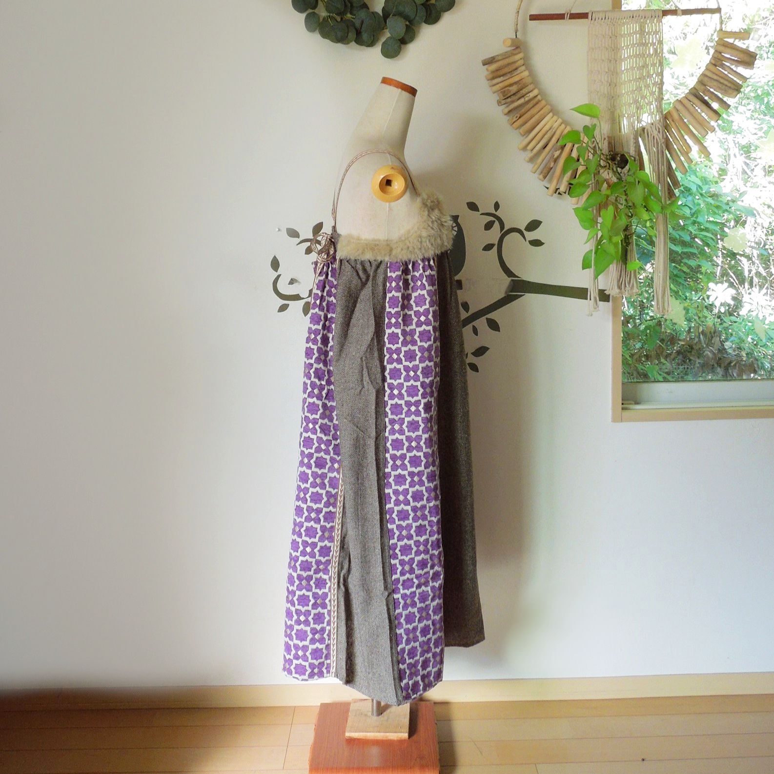  再入荷 ミナレット ワンピース グレー ノースリーブ その他