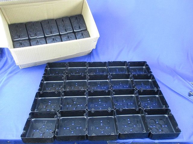 大四角浅型アウトレットボックス(40個入) OB544B - メルカリ