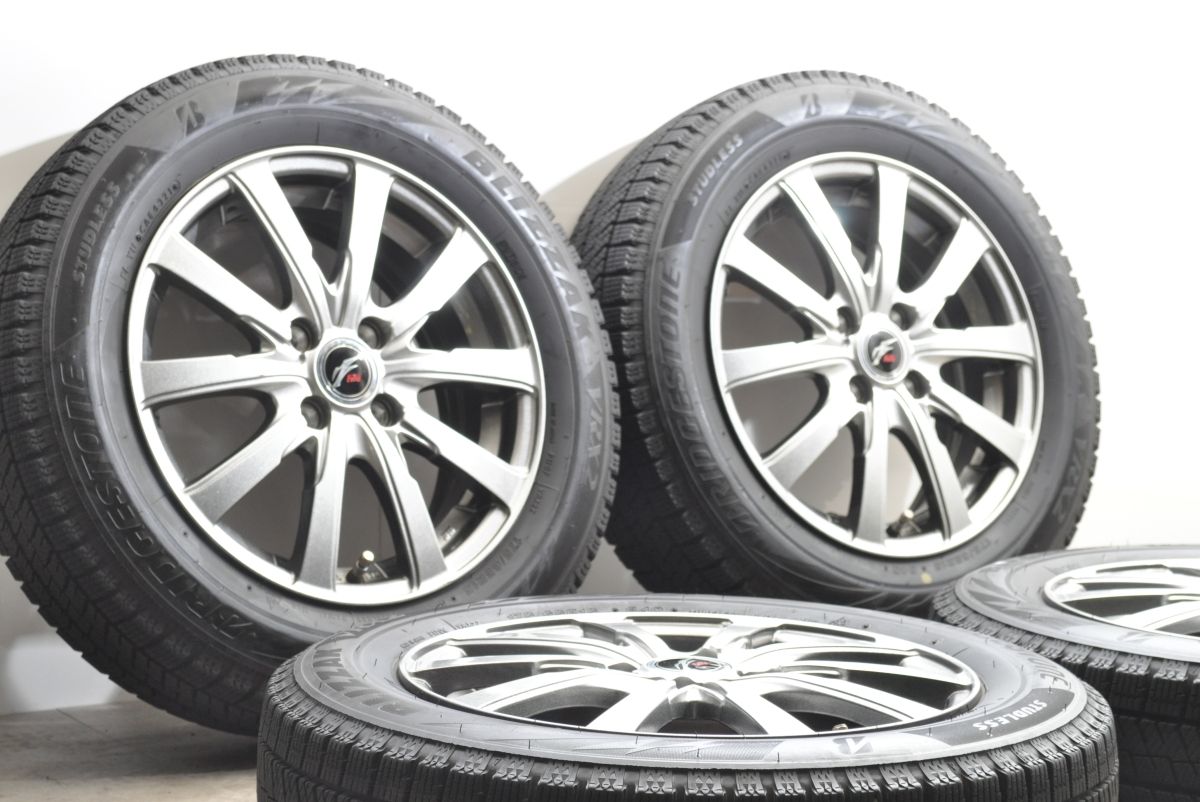 Weds FANG 15 in 5 J 50 PCD 100 ブリザックVRX 2 175 65 R ヴィッツ アクア カローラフィールダー フィット キューブ スイフト