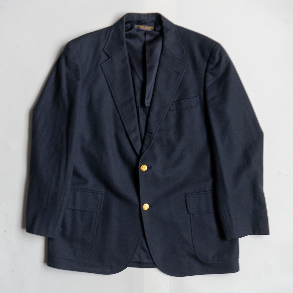 BROOKS BROTHERS 金牡丹 紺ブレ サイズ44 極美品 90S アメリカ製 ブルックスブラザーズ 紺ブレ 金ボタン 44