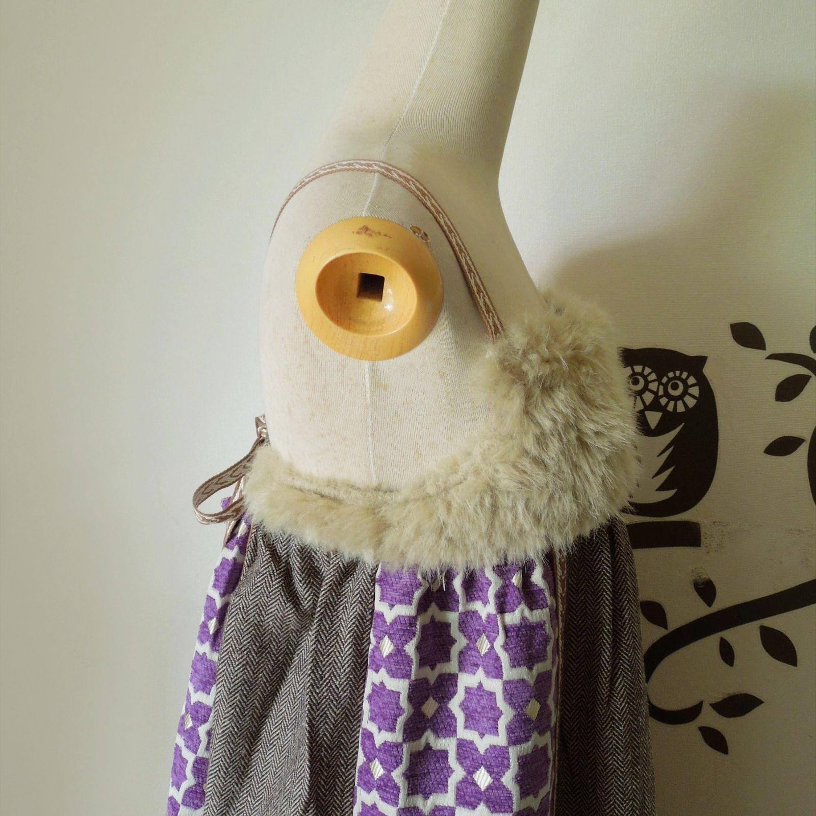 ミナレット ワンピース○パープル 