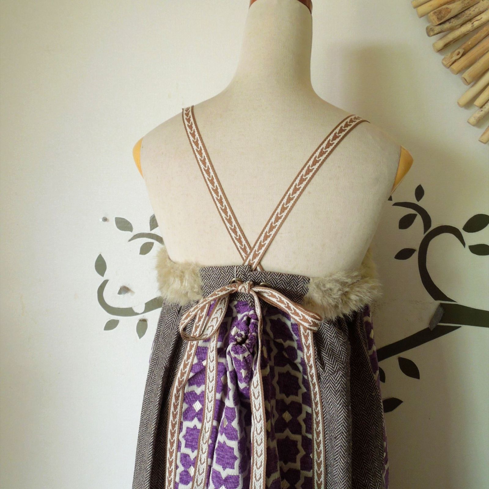 ミナレット ワンピース○パープル 