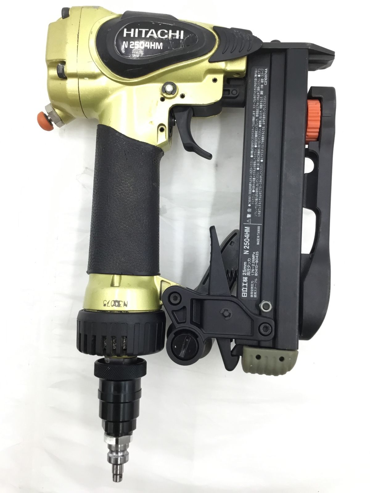 019□おすすめ商品□日立工機 25mm高圧タッカ N2504HM 動作確認済み