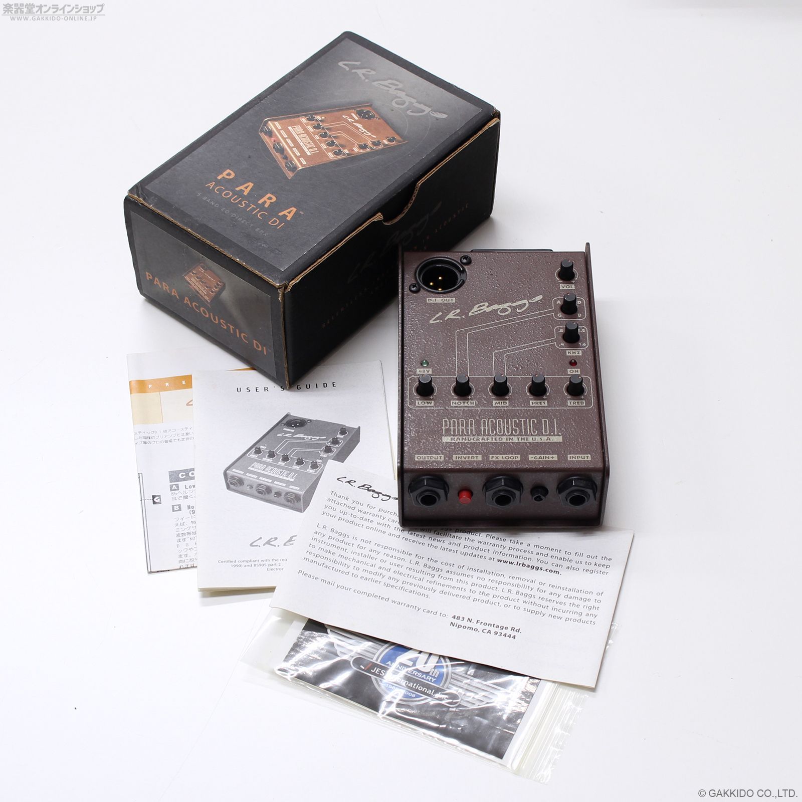 L.R. Baggs Para Acoustic D.I. [中古] - メルカリ