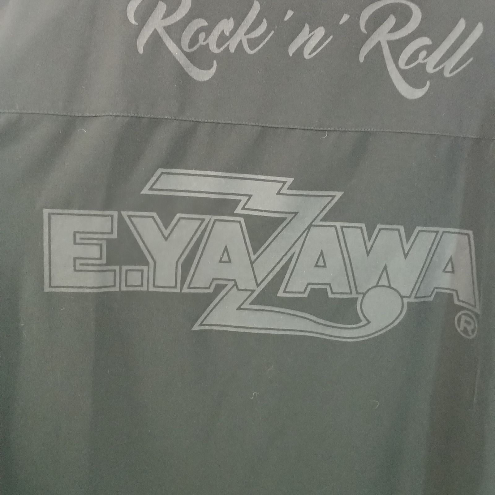 リユースのサカイ栃木店 長袖シャツ XL 矢沢永吉 ドレスシャツ 黒