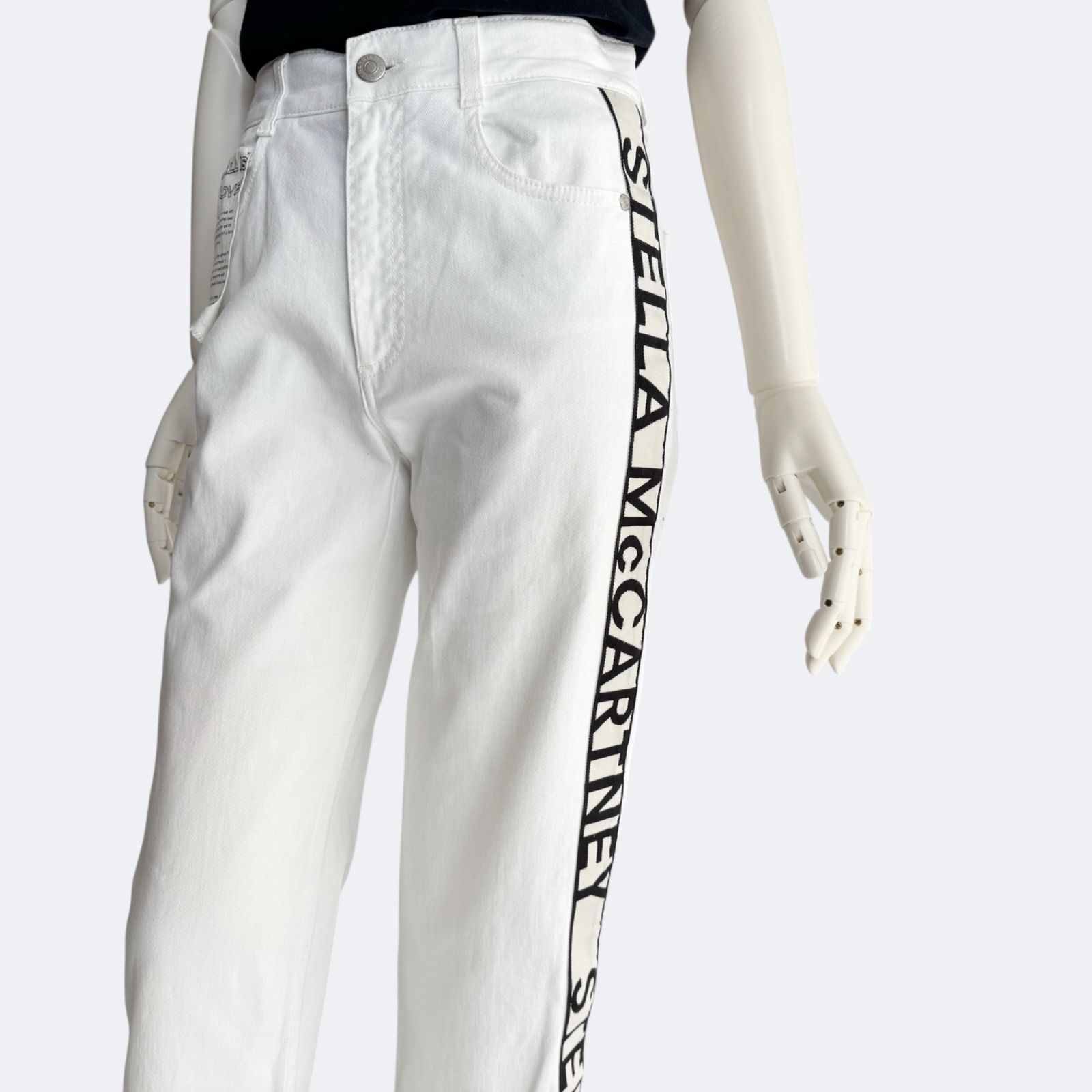 Stella McCartney ステラマッカートニー ホワイト デニムパンツ - メルカリ