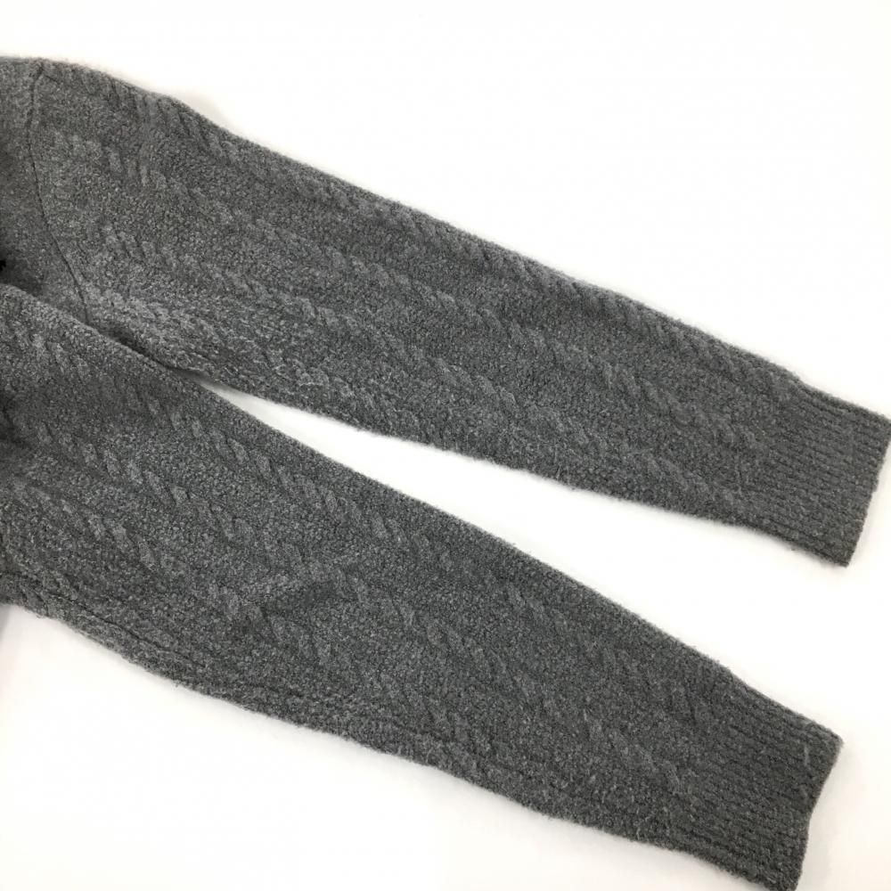 マスターバニー セーター グレー 胸ロゴ ニット レディース 0(S