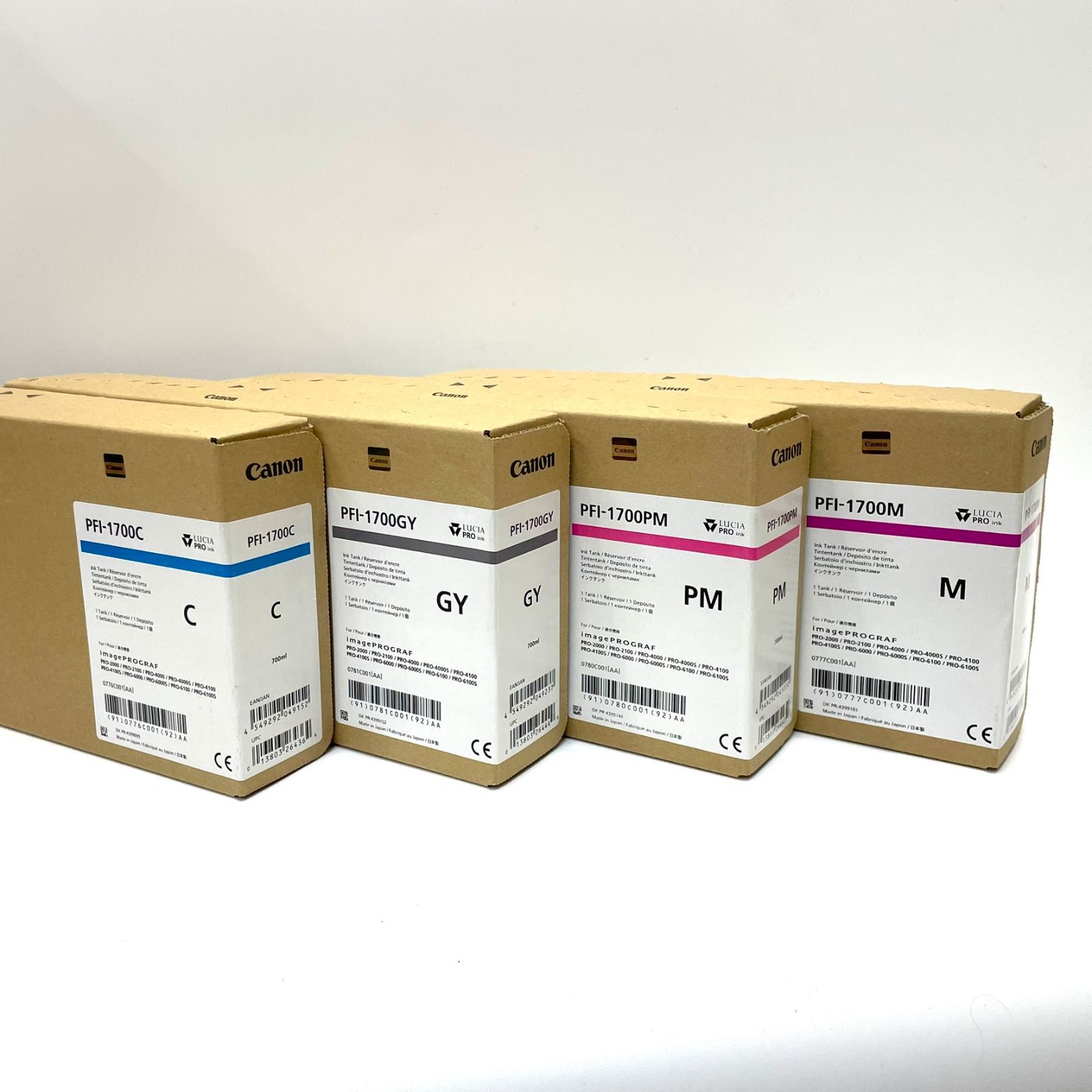 キャノン トナー PFI-1700 C M Y PC PM PBK MBK GY