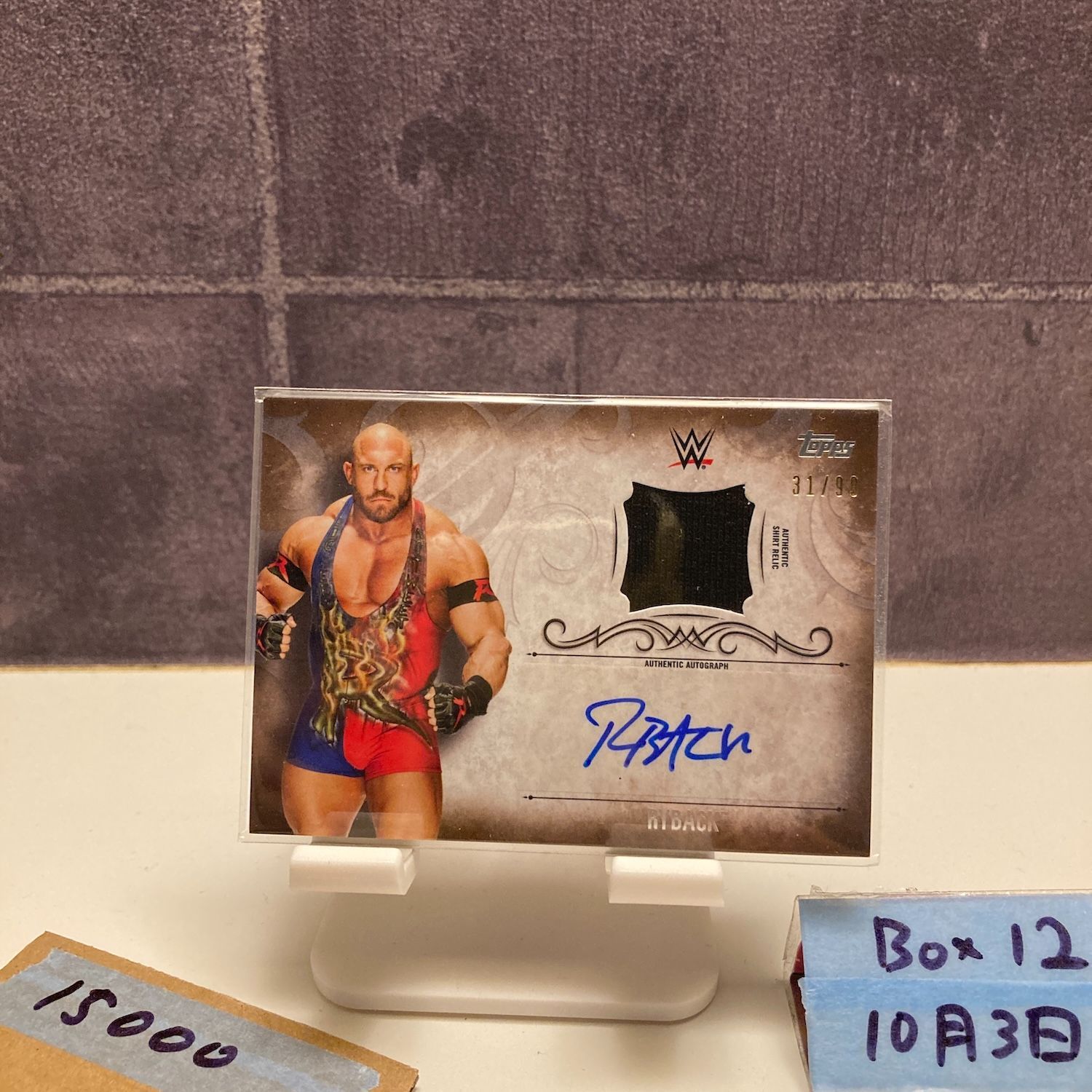 2016 Topps Ryback 31 99 直筆サインカード WWE Shirt Relic ジャージ カード