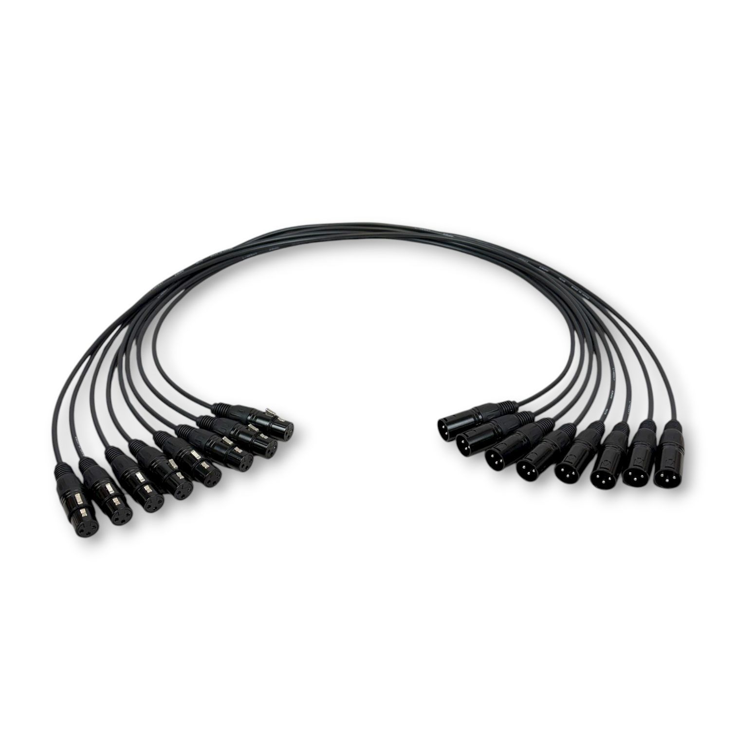 CANARE L 4 E 5 AT BLACK XLR マイクケーブル 1 m 8本セット