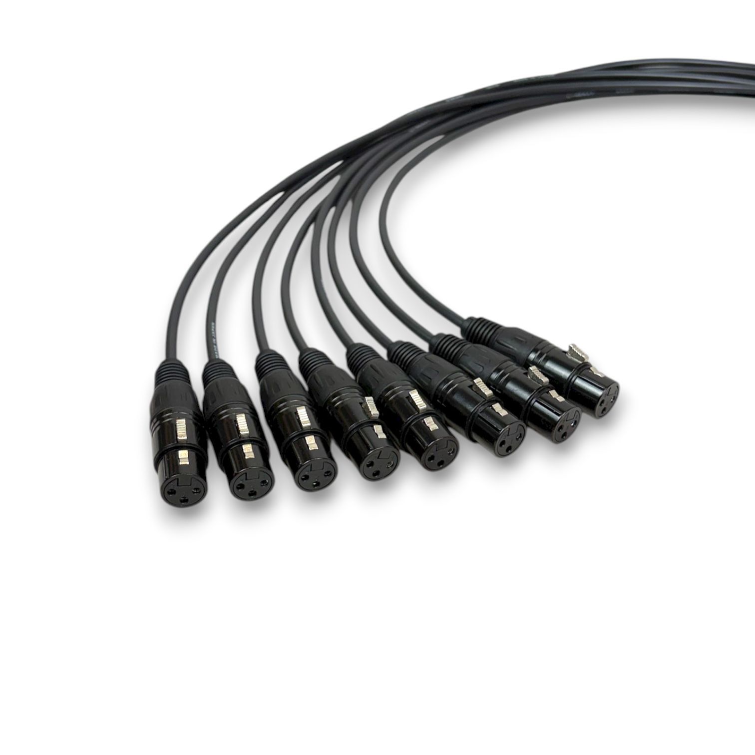 CANARE L 4 E 5 AT BLACK XLR マイクケーブル 1 m 8本セット