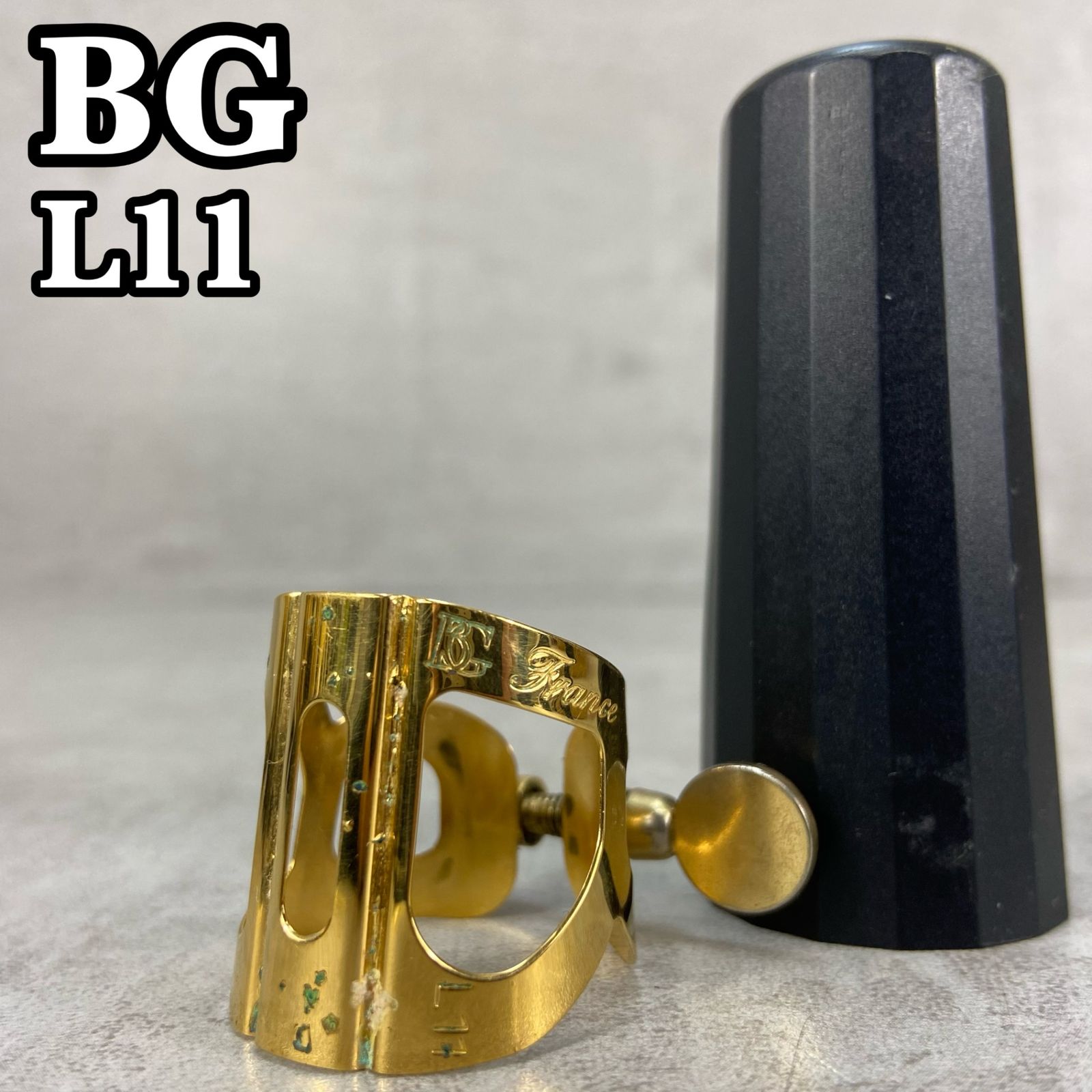 BG アルトサックス用リガチャー L11 マウスピースキャップ SAX