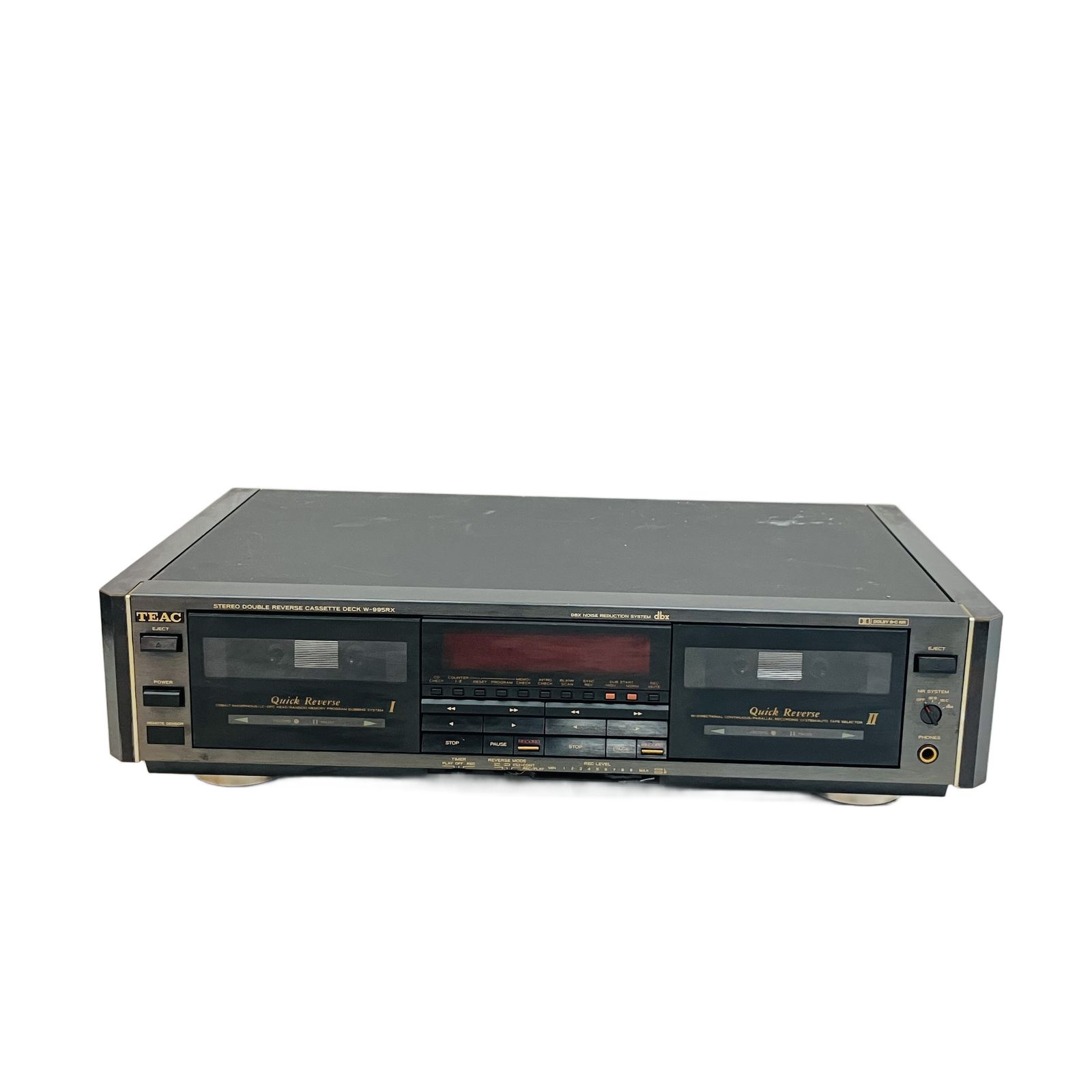 TEAC W 995 RX STEREO DOUBLE REVERSE DECK カセット デッキ 音響機器 オーディオ