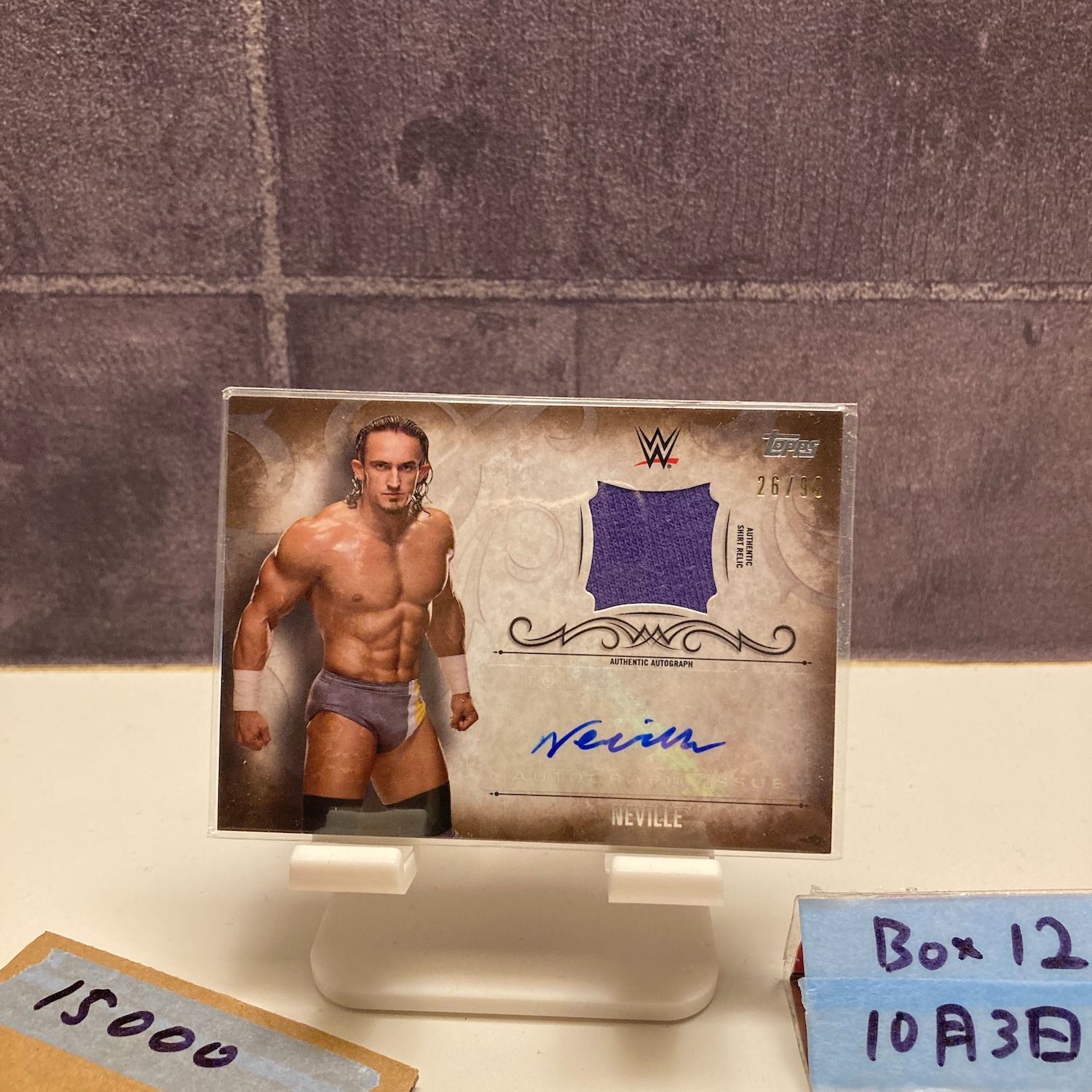 2016 Topps Neville 26 99 直筆サインカード WWE Shirt Relic ジャージ カード