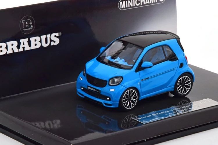ミニチャンプス 1 43 スマート ブラバス アルティメイト125 2017 ブルー 150台 Minichamps SMART BRABUS blue