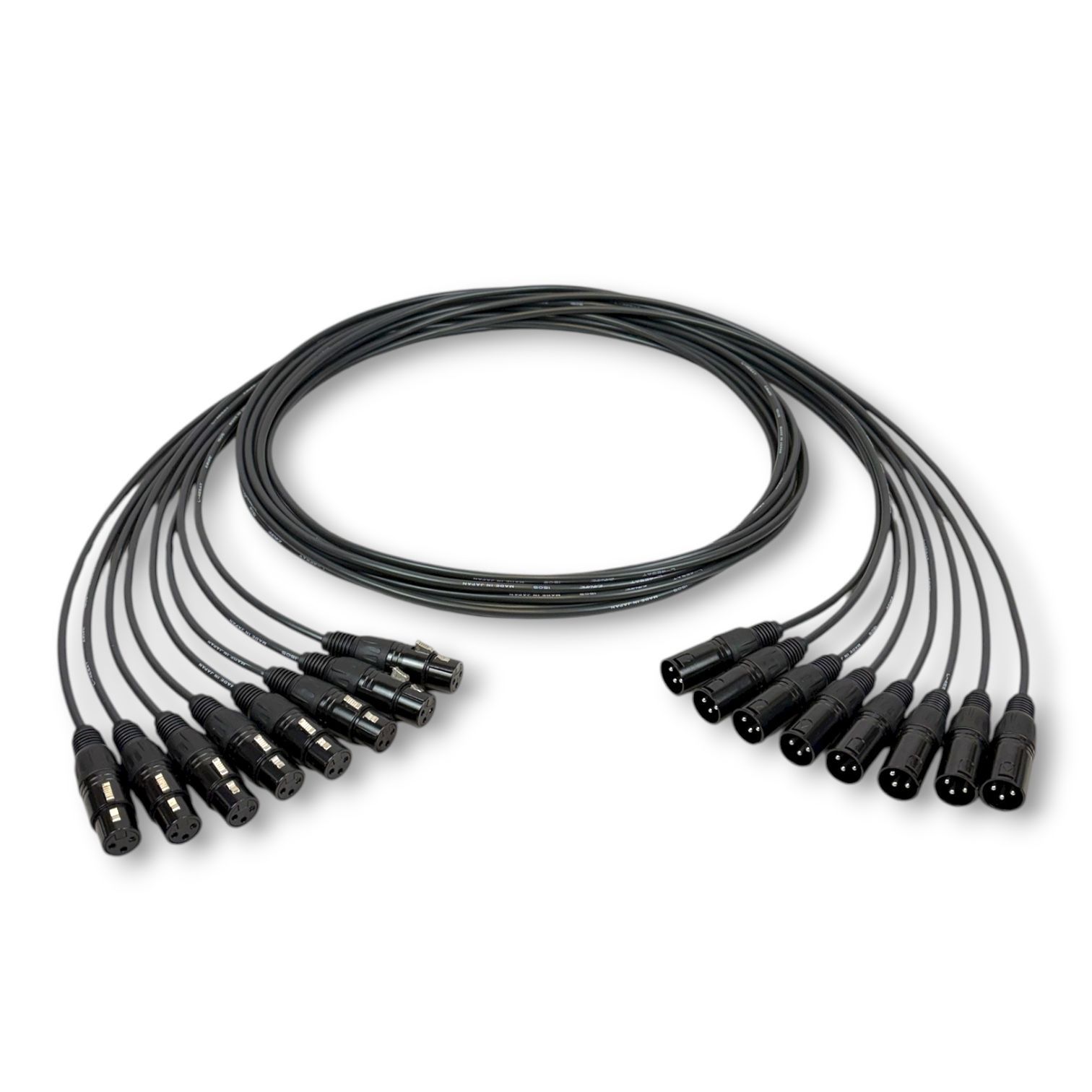 CANARE L-4 E 5 AT BLACK XLR マイクケーブル 2 m 8本セット