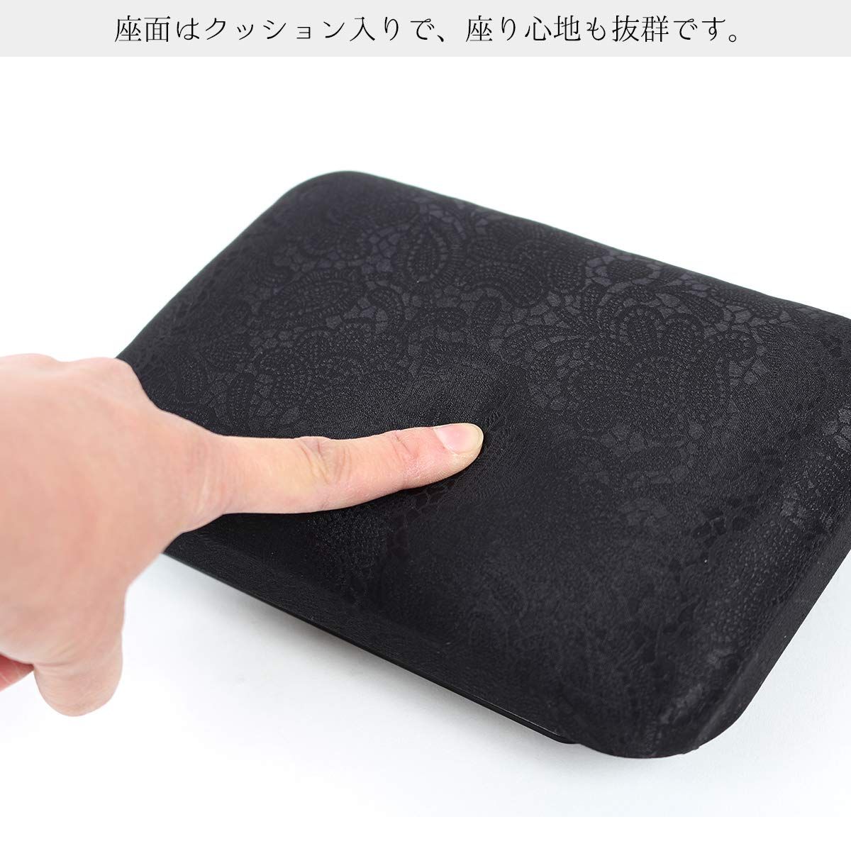 正座椅子 折りたたみ 携帯 軽量 コンパクト 黒 携帯 レディース メンズ