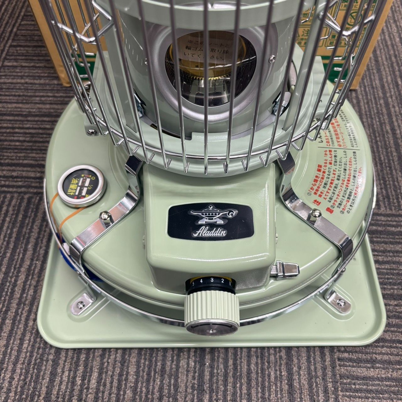 D Aladdin アラジン 自然通気型開放式石油ストーブ BF 3911 グリーン 家電