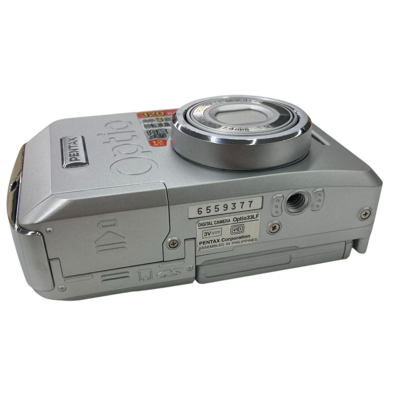 186000 動作確認済み ペンタックス PENTAX Optio 33LF 単三電池 - メルカリ