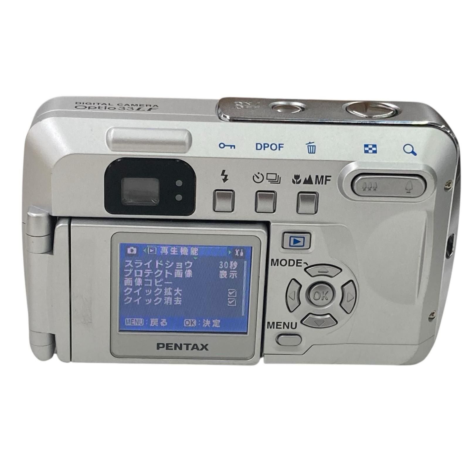 186000 動作確認済み ペンタックス PENTAX Optio 33LF 単三電池 - メルカリ