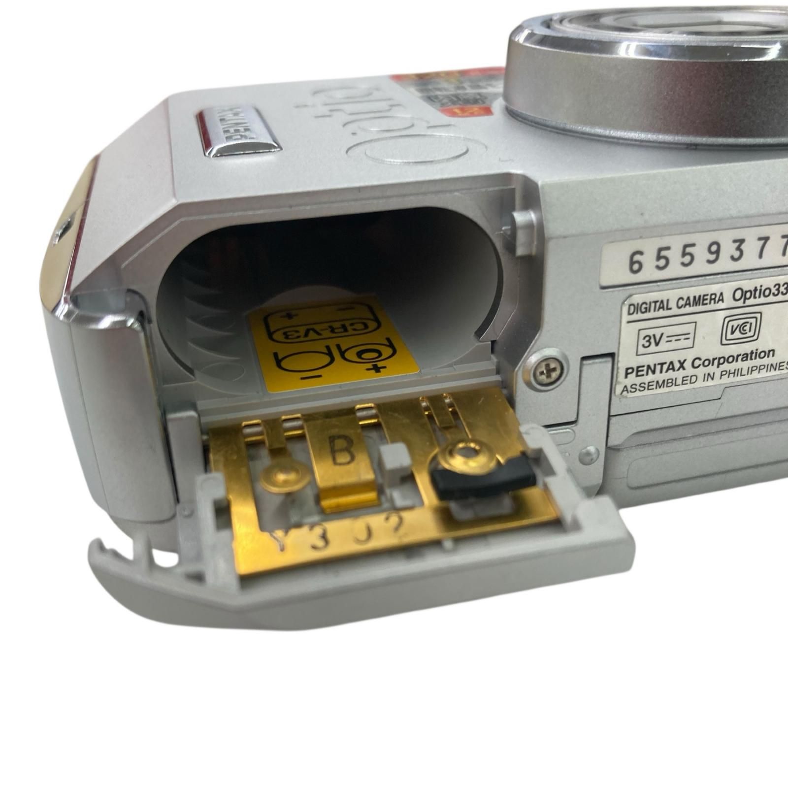 186000 動作確認済み ペンタックス PENTAX Optio 33LF 単三電池 - メルカリ