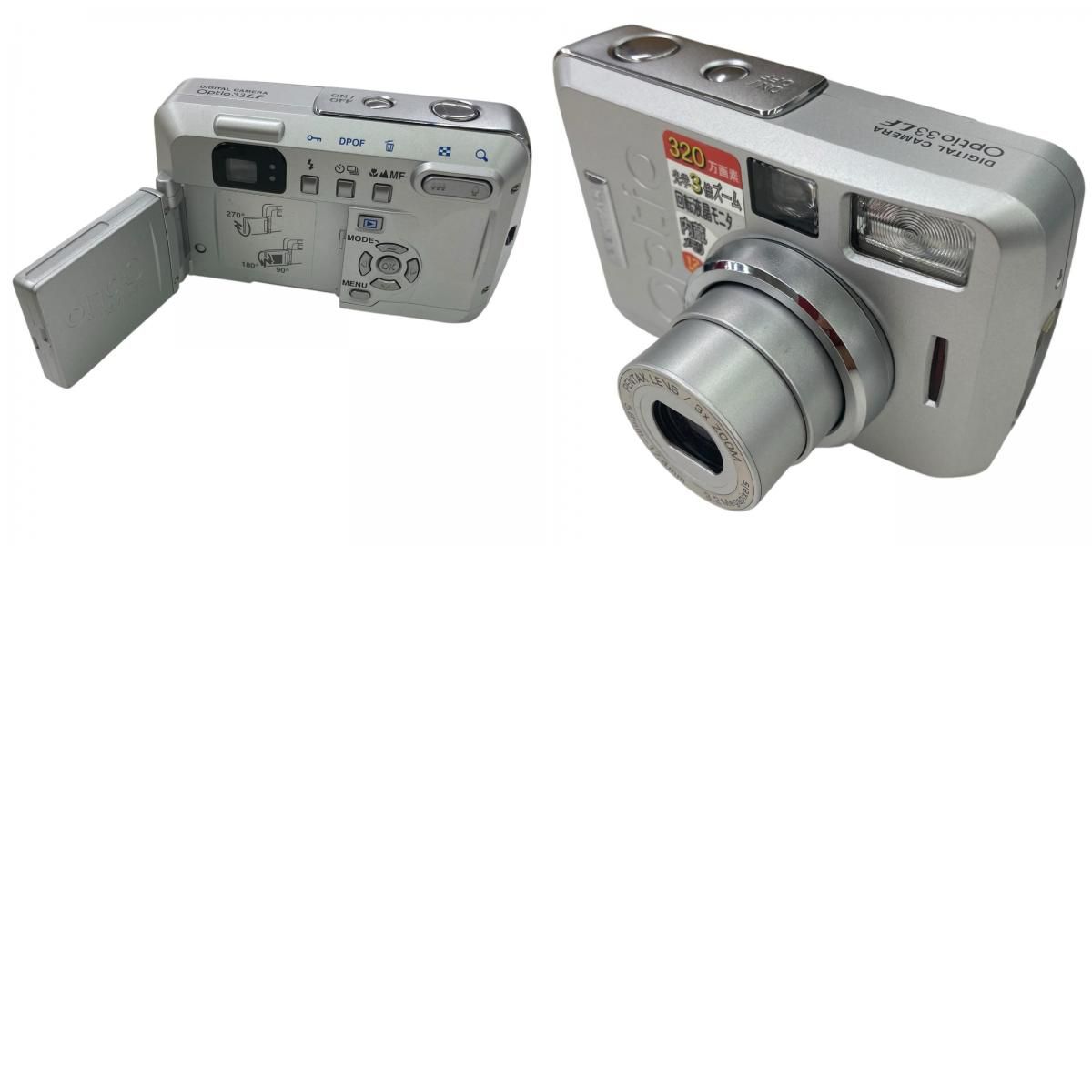 186000 動作確認済み ペンタックス PENTAX Optio 33LF 単三電池 - メルカリ