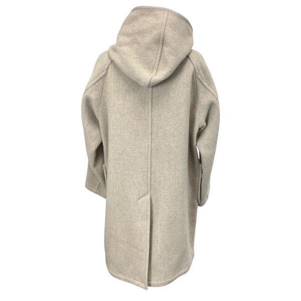 □ ダントン DANTON コート ウールモッサ フード ロング ベージュ