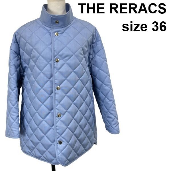 ザリラクス THE RERACS ジャケット キルティング コート 水色 36 S～M レディース S 5 X 512