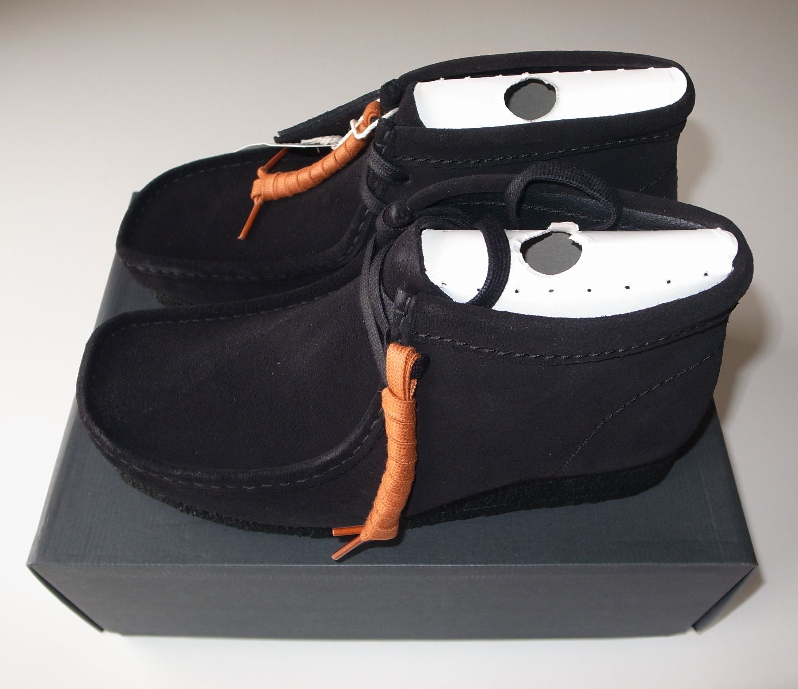 Clarks クラークス WALLABEE BOOT ワラビー ブーツ black 安い UK7