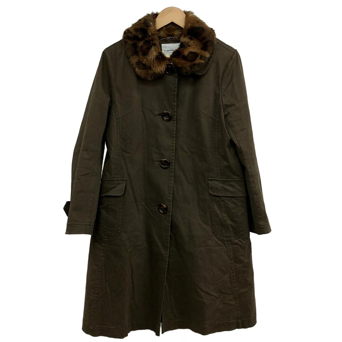 machiko jinto(マチコジント) コート サイズ10 L レディース - カーキ