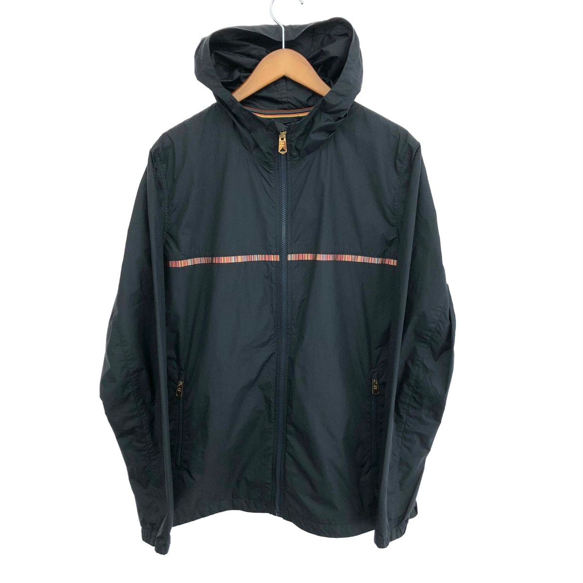 メンズ Paul Smith ポールスミス マルチストライプフーデッドブルゾン 