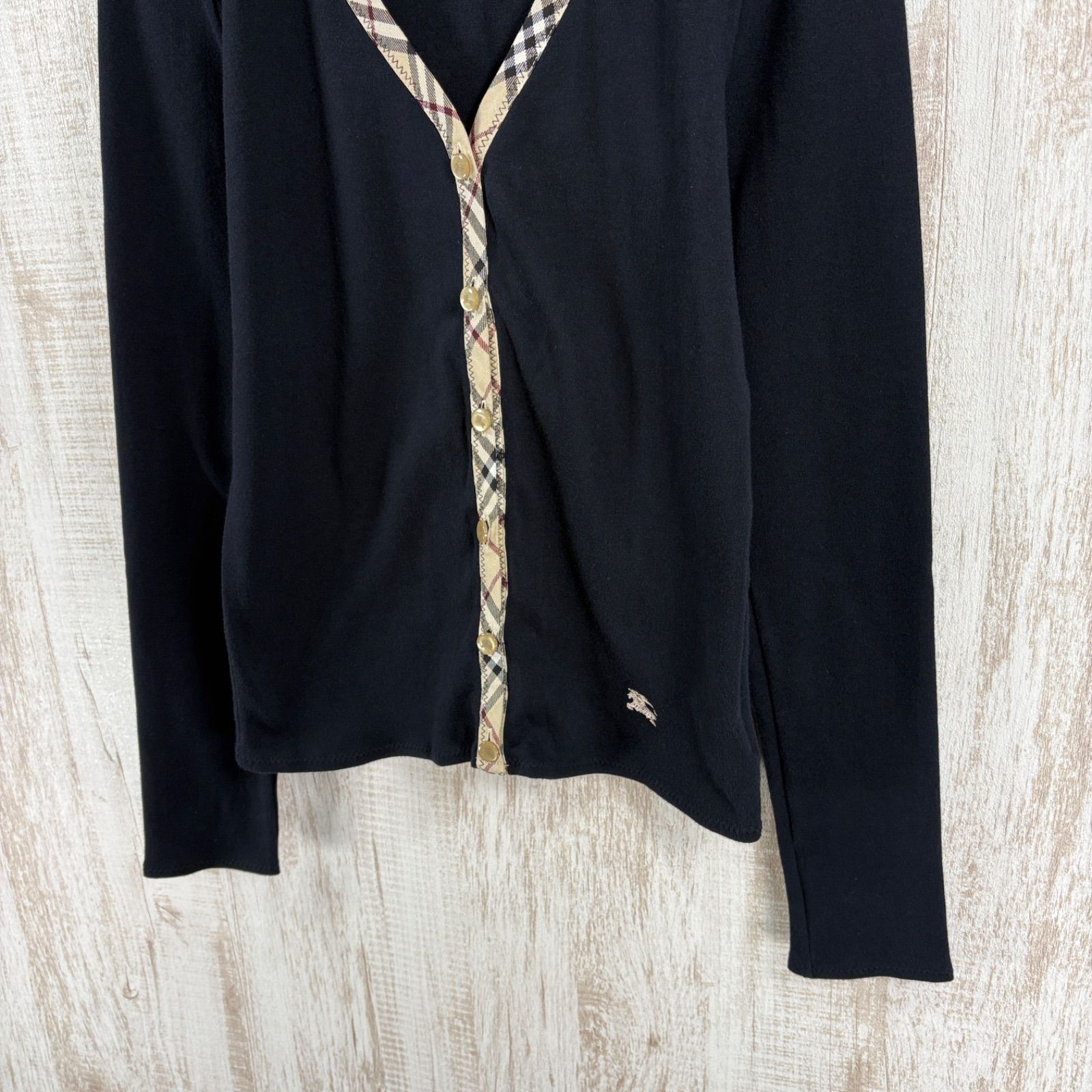 BURBERRY BLUE LABEL バーバリーブルーレーベル ホースロゴ刺繍 ノバ