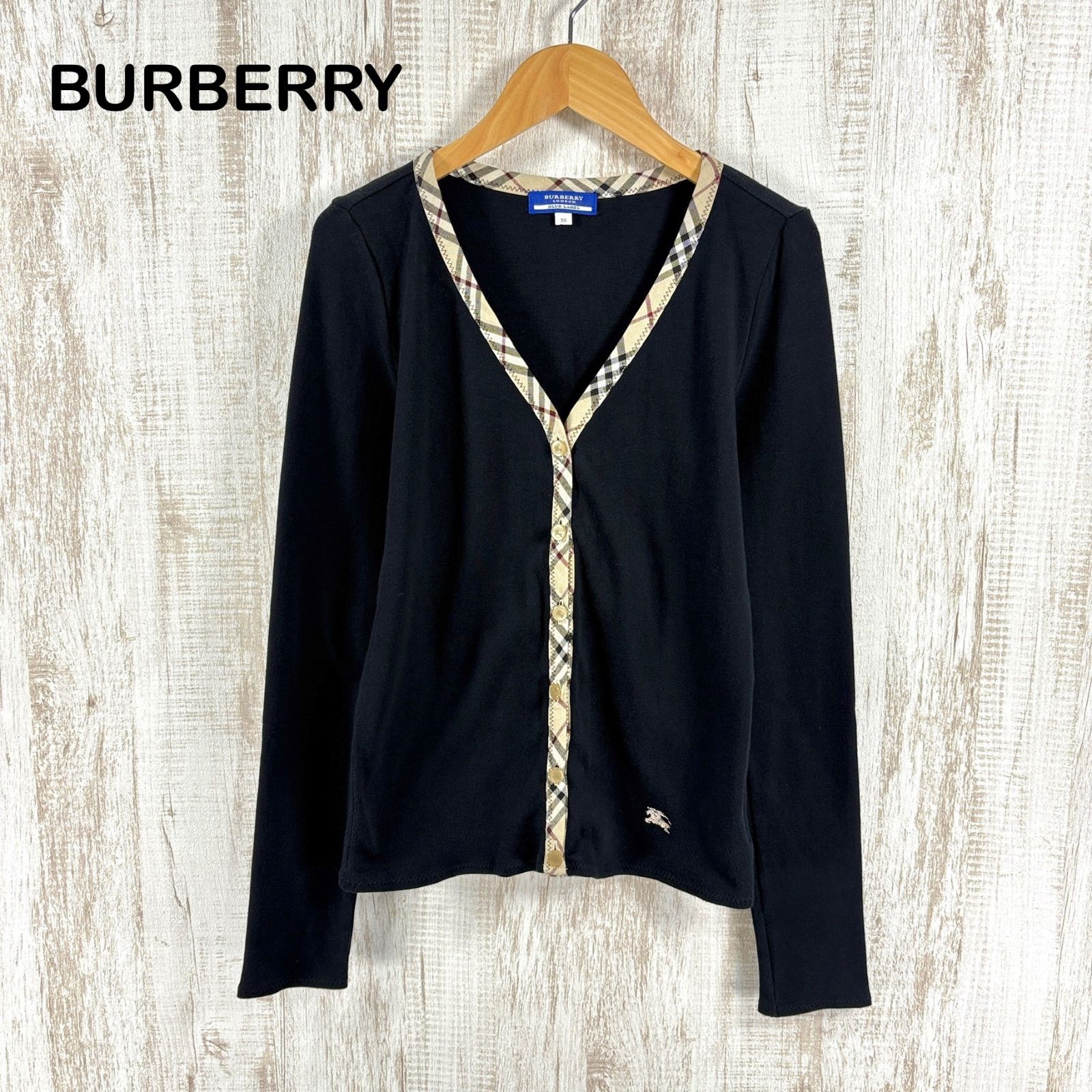 BURBERRY BLUE LABEL バーバリーブルーレーベル ホースロゴ刺繍 ノバ