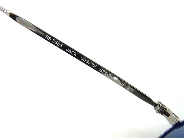■新品■未使用■ Ray-Ban レイバン RB3565 JACK 003/3F サングラス メガネ 眼鏡 メンズ レディース シルバー系 FP6355 □新品□未使用□ Ray-Ban レイバン RB3565 JACK 003/3F サングラス