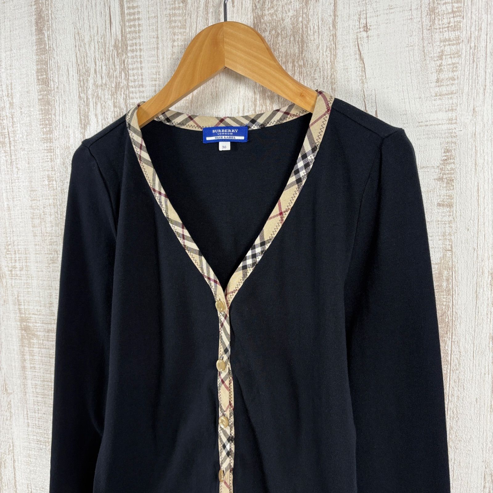 BURBERRY BLUE LABEL バーバリーブルーレーベル ホースロゴ刺繍 ノバ