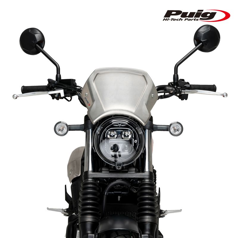 Puig 売れ筋 21636P ALUMINIUM FRONTAL PLATE[SILVER] HONDA CL 500