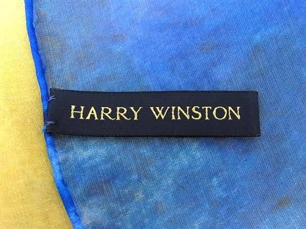 □新品同様□ HARRY WINSTON ハリーウィンストン シルク100％ スカーフ