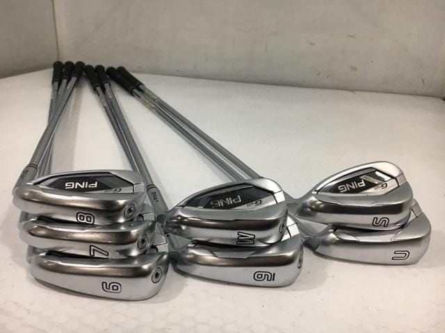 返品OK 【中古ゴルフクラブ】(7本セット)ピン G425 アイアン D/G 105 6～9.