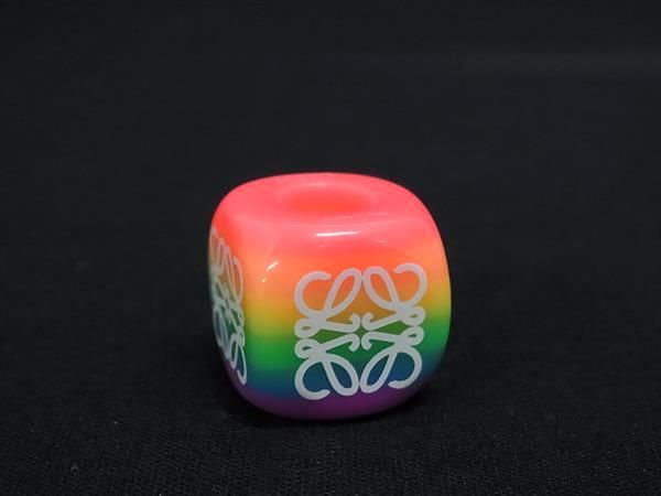 □新品□未使用□ LOEWE ロエベ ビッグ アナグラム ダイス レインボー