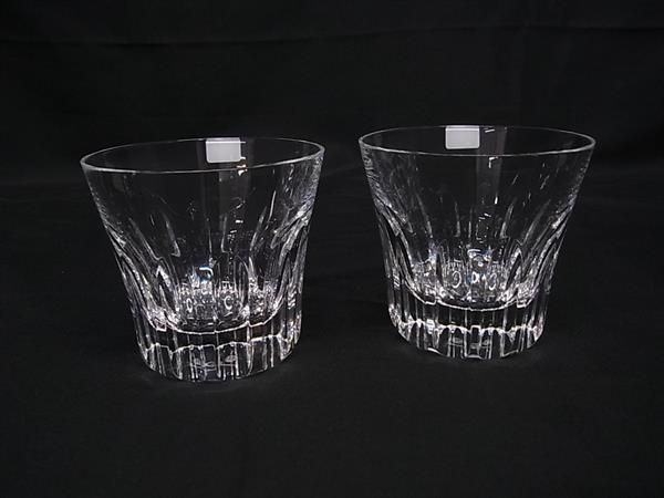 Baccarat バカラ エトナ クリスタルガラス ロックグラス コップ 食器 テーブルウェア ペア 2客セット クリア BR 0552