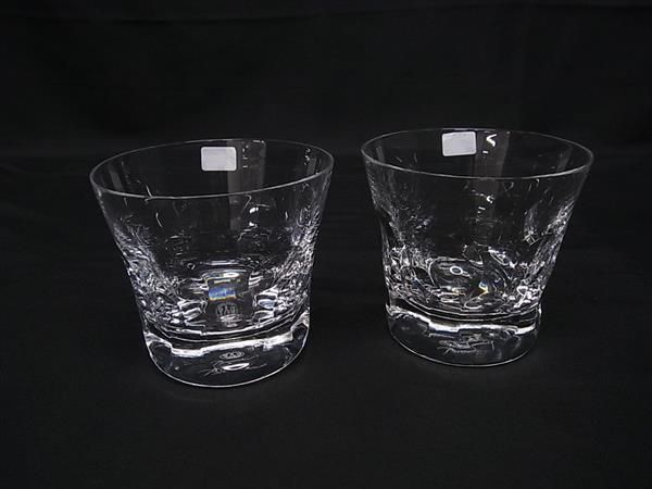 Baccarat バカラ ベルーガ クリスタルガラス ロックグラス コップ 食器 ペア 2客セット クリア BR 0549
