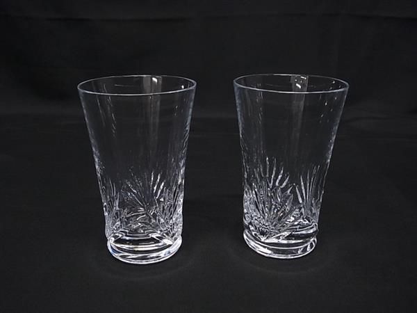 Baccarat バカラ グラスジャパン ルテシア クリスタルガラス コップ 食器 ペア 2客セット クリア BR 0555