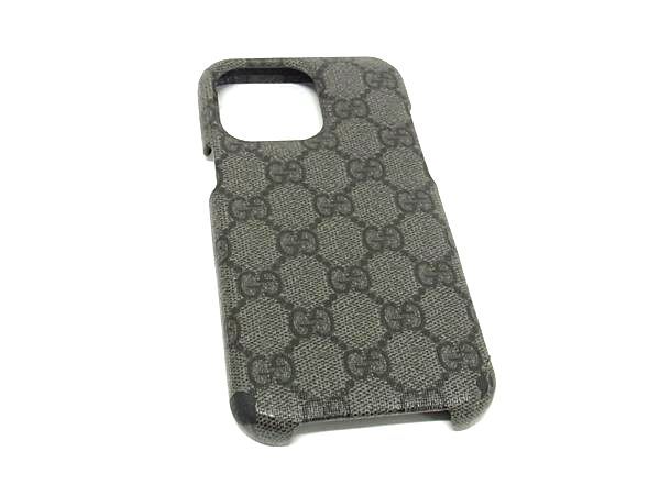 GUCCI グッチ 760214 GGスプリーム GG柄 PVC iPhone 15Pro Max 対応